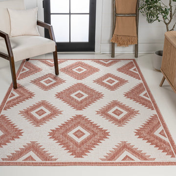 Lior Geometric Moroccan Diamond Area Rug